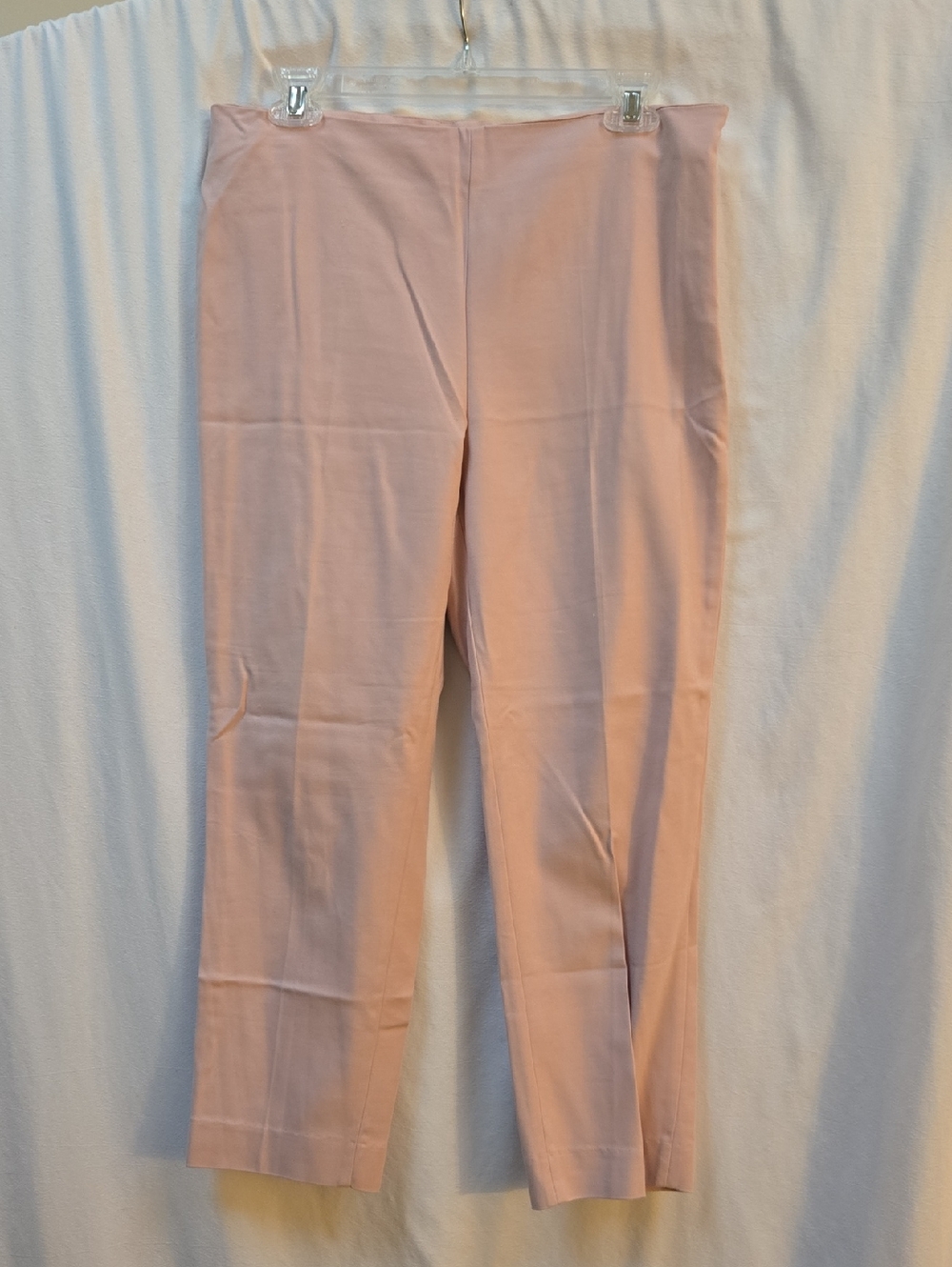 Vince Camuto Blush Pink Straight-Leg Ponte Pants